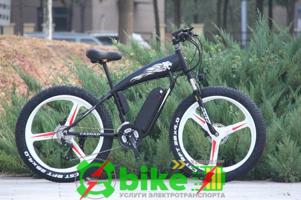 Электрический ФэтБайк,26*4.0,легкосплавные диски,x3 48V,500W,electric fat bike