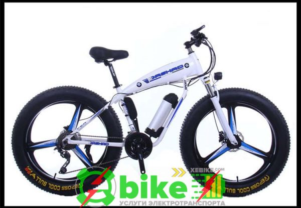 Электрический ФэтБайк,26*4.0,легкосплавные диски,x3 48V,500W,electric fat bike