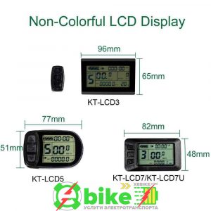 Дисплеи Электровелосипеда Kunteng KT LCD3-LCD8 LED 36-72v