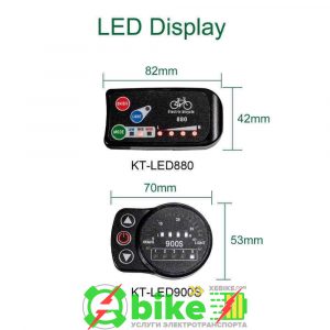 Дисплеи Электровелосипеда Kunteng KT LCD3-LCD8 LED 36-72v