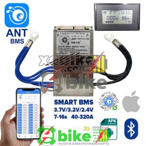 intellektualnaya bluetooth smart ant bms 7 16s zashhita balansirovka akkumulyatora li ion lipo lifepo4 lto