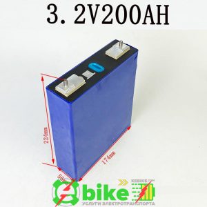 Аккумулятор LifePo4 Lishen 3,2 В мощность 200Ач