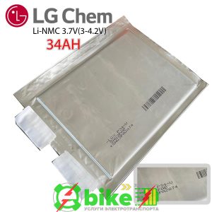 litievyj akkumulyator nmc lg chem lgx e34 34ah 37 v